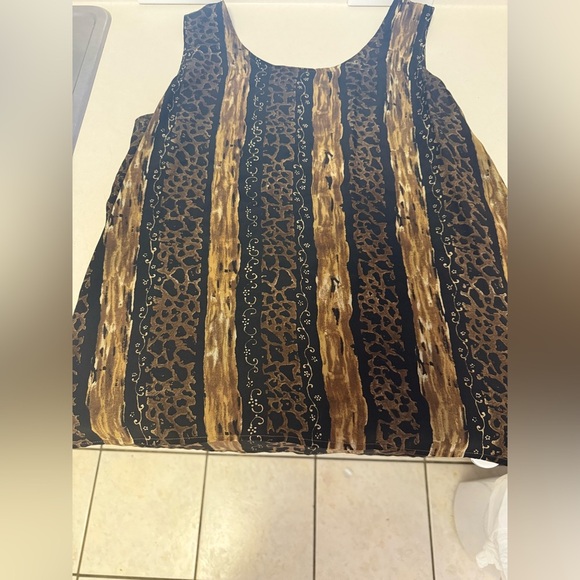 Alison Taylor lady size medium 100% silk tank NWOT sleeveless - Picture 4 of 8